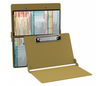 WhiteCoat Clipboard® - Tactical Brown Behavioral Health Screening Edition